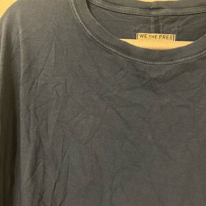 We The Free Navy Basic Oversized T shirt